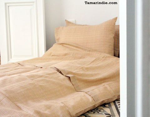 Beige Best Value Duvet Bed Set|طقم شراشف القيمة الافضل البيج مع لحاف