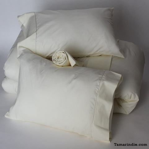Cream Color Bed Sheet Sets|مفارش سرير لون بيج فاتح
