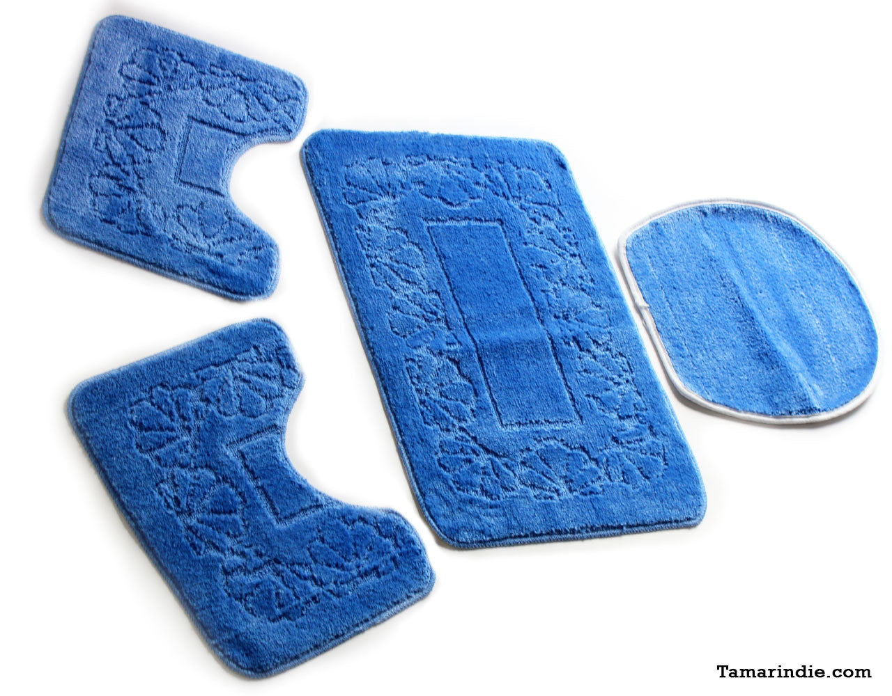 Light Blue Bath  Mat Sets|سجاد حمام ازرق فاتح