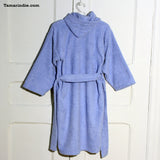 Blue Hooded Kids Bathrobe| روب حمام للأطفال لون أزرق