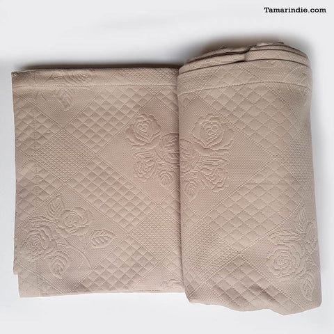Cocoa Luxury Soft Cotton Blanket|بطانية قطنية فاخرة وناعمة لونها بني