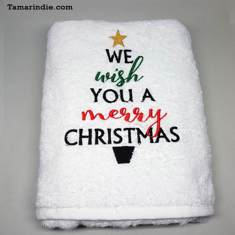 Christmas Wishes Towel|منشفة تهاني الميلاد