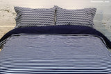Dark Blue Duvet Bed Set|طقم مفارش الأزرق الداكن مع لحاف