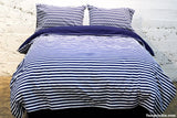 Dark Blue Duvet Bed Set|طقم مفارش الأزرق الداكن مع لحاف