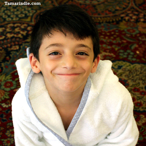 The Elephant- Kids Towel Bathrobe|الفيل - روب حمام منشفة للاطفال