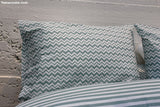 Green Mixed Pattern Duvet Bed Set|طقم مفارش الأنماط الممزوجة مع لحاف