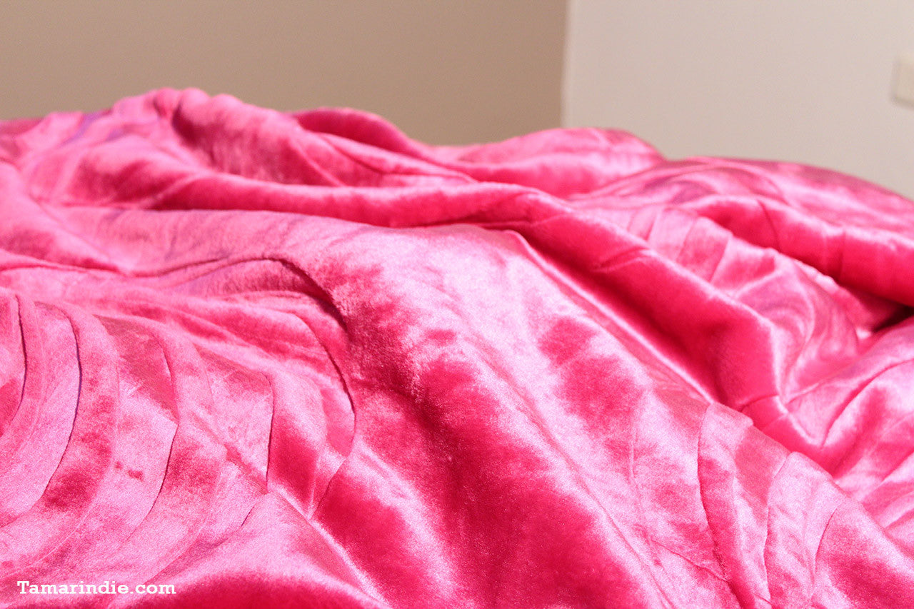 Pink Single Winter Blanket|بطانية لسرير منفرد للشتاء