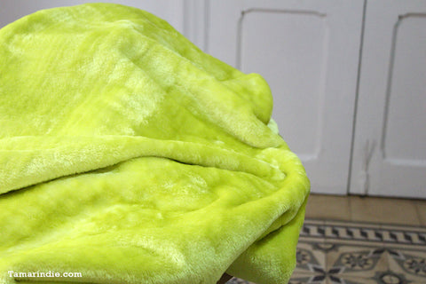 Green Single Winter Blanket|بطانية لسرير منفرد للشتاء