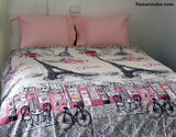 Paris Cotton Duvet Bed Set|طقم مفارش باريس القطنية مع لحاف