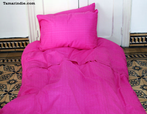 Hot Pink Best Value Duvet Bed Set|طقم شراشف القيمة الافضل الوردي مع لحاف