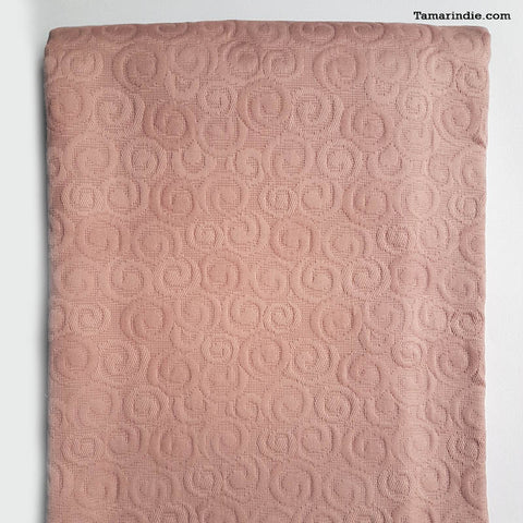 Pink Swirls Luxury Soft Cotton Blanket|بطانية قطنية مع دوائر فاخرة وناعمة لون وردي