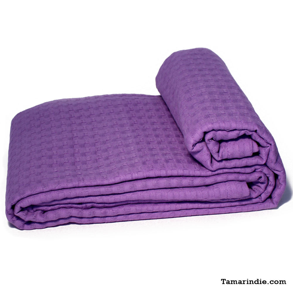 Purple Cotton Blanket|بطانية قطن بنفسجية
