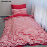 Single Red Duvet Bed Set|طقم مفارش أحمر منفرد مع لحاف