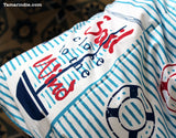 Sail Ahoy Cotton Duvet Bed Set|طقم مفارش الابحار القطنية مع لحاف