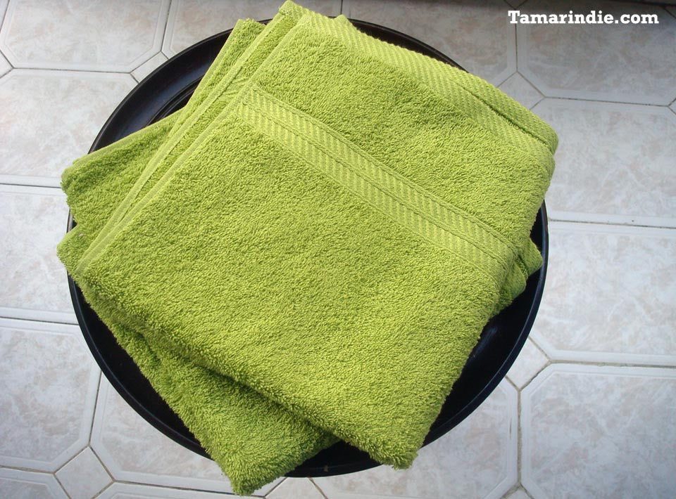 Green Towel|منشفة يدّ خضراء كلاسكية
