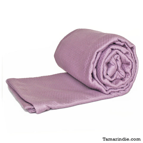 Lilac Luxury Soft Cotton Blanket|بطانية قطنية فاخرة وناعمة لونها بنفسجي