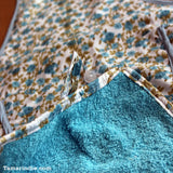 Turquoise Kitchen Apron with Detachable Towel|مريول مطبخ لون فيروزي مع منشفة متحركة