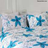 Turquoise Paradise Duvet Bed Set|طقم مفارش الجنة الفيروزية مع لحاف