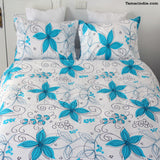 Turquoise Paradise Duvet Bed Set|طقم مفارش الجنة الفيروزية مع لحاف