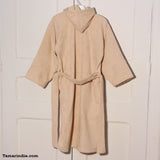 Beige Hooded Men or Women's Bathrobe| روب حمام للنساء أو للرجال لون بيج