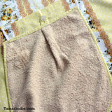 Yellow Kitchen Apron with Detachable Towel|مريول مطبخ لون أصفر مع منشفة متحركة