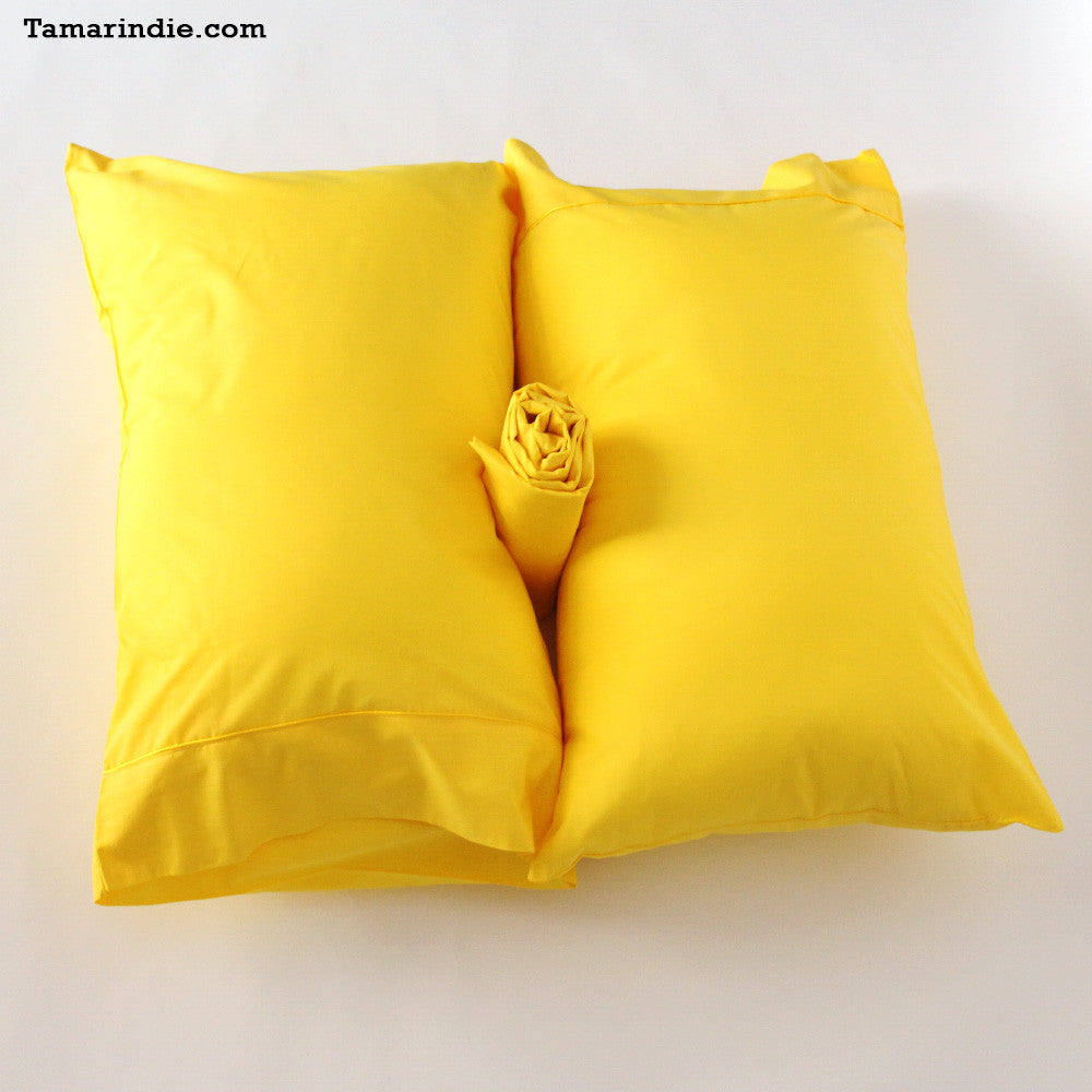 Bright Yellow Bed Sheet Sets|مفارش سرير أصفر مشرق